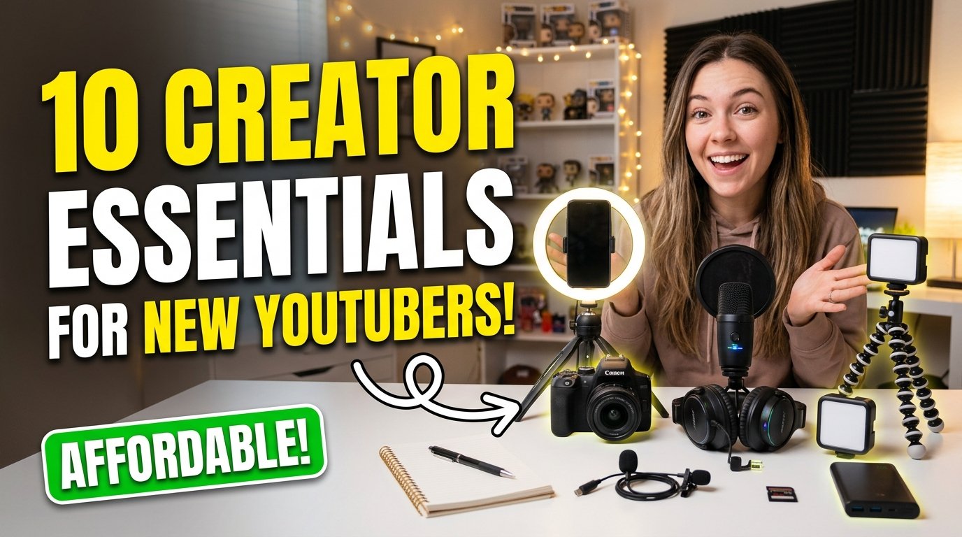 Affordable Starter Gear for New YouTubers: 10 Creator Essentials