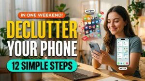 Declutter Your Phone in One Weekend: 12 Simple Steps